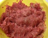 市販のルウで、きのこの煮込みハンバーグ作り方3写真