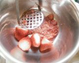苺のマーブルレアチーズケーキ作り方12写真