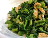大根の葉と油揚げの炒め物作り方7写真