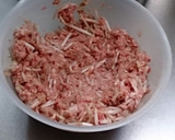 豚ひき肉ともやしの簡単にぎり揚げ作り方2写真