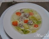 簡単　豚肉と野菜のクリームシチュー作り方6写真