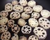 ポリ袋で簡単！れんこんの揚げ焼き天ぷら風作り方5写真