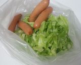 簡単☞ポリ袋でホットドック作り方1写真
