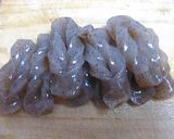 手綱こんにゃくと里芋の煮物みそだれ作り方1写真
