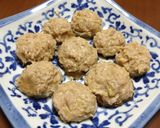 鶏挽肉と蓮根 椎茸の蒸し物♨作り方7写真