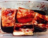 豚バラのブルーベリー黒酢煮込み作り方2写真
