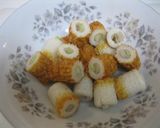 簡単おつまみ◎テリテリコロコロねぎちくわ作り方3写真