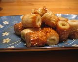 簡単おつまみ◎テリテリコロコロねぎちくわ作り方6写真