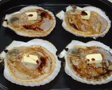 殻付き帆立のバター醤油焼き作り方2写真