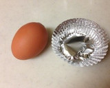 お弁当に！卵一つ簡単オムレツ風出し巻き卵作り方1写真