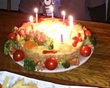 オムライスdeお祝い！！オムライスケーキ作り方17写真