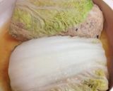 白菜とひき肉の重ね蒸し作り方7写真
