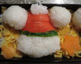 キャラ弁　クリスマスミッキー＆ミニー作り方3写真