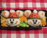 キャラ弁　クリスマスミッキー＆ミニー作り方6写真