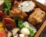 鶏むね肉の大豆蓮根団子作り方8写真