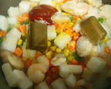 【カレールウで作る】炊飯器で簡単パエリア作り方1写真