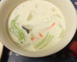白菜などたっぷり野菜♡ミルクスープ作り方4写真
