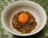 ☆まぐろでユッケ☆作り方5写真