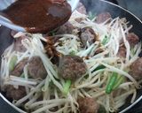 ☆ひき肉とにんにくの芽のカレー炒め☆作り方7写真