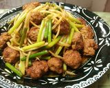 ☆ひき肉とにんにくの芽のカレー炒め☆作り方8写真