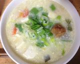 ガツと根菜の酒粕豆乳豆腐うどん 葱梅干添作り方6写真