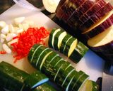 茄子とズッキーニのベジタリアンラザニア作り方1写真