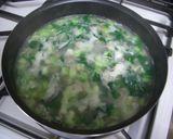 オキアミと中国野菜の中華粥・みんと風作り方4写真
