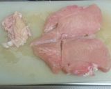 レンジで簡単　鶏胸のピリ辛ゴマ味噌和え作り方7写真