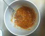 レンジで簡単　鶏胸のピリ辛ゴマ味噌和え作り方1写真