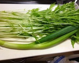 九条ネギと水菜とじゃこのサラダ作り方1写真