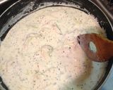 胸肉で！バジルクリームソース作り方5写真