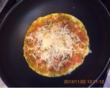 美味しいトマトバジルオムレツ♛簡単5分♪作り方7写真