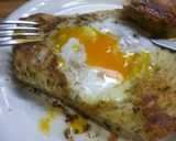 目玉焼きトースト作り方6写真