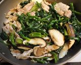 塩麹豚deほうれん草厚揚げのマーボー豆腐作り方3写真