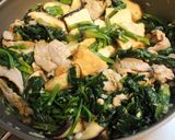 塩麹豚deほうれん草厚揚げのマーボー豆腐作り方4写真