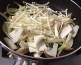 キノコのバター醤油パスタ♡作り方4写真