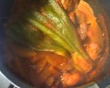 韓国家庭料理♪砂肝と大根の辛煮物★作り方3写真