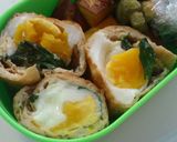 味付けいなりで簡単♪卵巾着煮作り方5写真