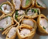 味付けいなりで簡単♪卵巾着煮作り方6写真
