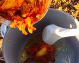【山ごはん】にんにくたっぷりブデチゲ作り方3写真