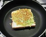 忙しい朝食に～卵キャベツトースト♪作り方5写真