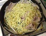 簡単*豚バラの塩焼そば作り方3写真