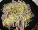 簡単*豚バラの塩焼そば作り方4写真