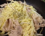 簡単*豚バラの塩焼そば作り方5写真