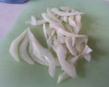 ごぼうとセロリの白きんぴら作り方2写真
