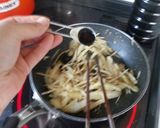 ごぼうとセロリの白きんぴら作り方7写真