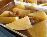 聖護院大根と牛すじ肉の洋風煮つけ作り方8写真