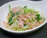 小松菜ともやしの絶品中華炒め作り方4写真