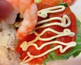 ♡大好き♡海老&サーモンサンド♡作り方4写真