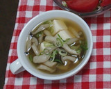ほうれん草と卵のすまし汁作り方3写真
